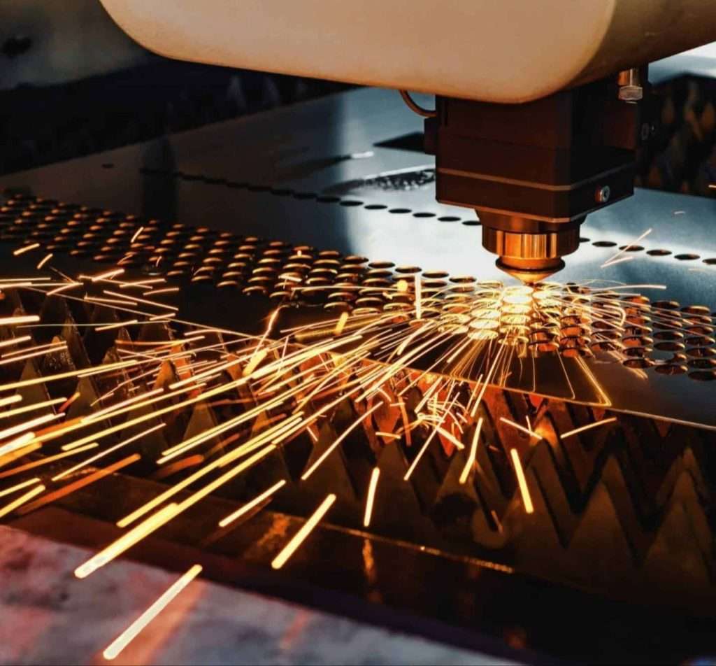 Cutting a sheet through Laser Cutting Machine